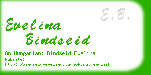 evelina bindseid business card